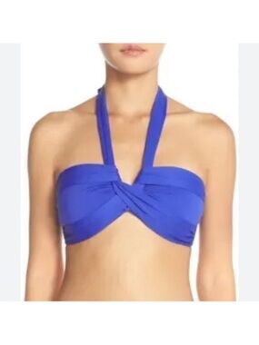 NWOT Seafolly Halter Twist Bikini Top